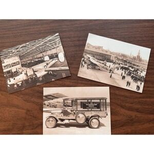 VTG Ford Motor Company 3 Postcards Airventure Oshkosh EAA